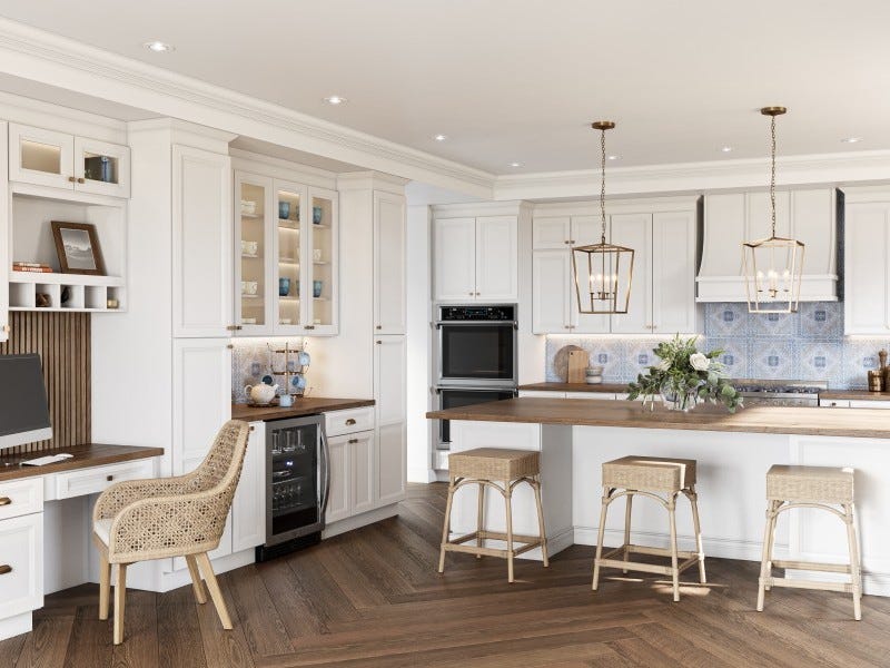 Oxford cabinet door in White